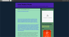 Desktop Screenshot of liceoteodoropicado.blogspot.com
