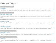 Tablet Screenshot of frolicanddetours.blogspot.com