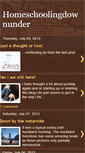 Mobile Screenshot of homeschoolingdownunder.blogspot.com