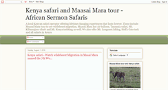 Desktop Screenshot of africansermonsafariskenya.blogspot.com