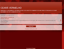 Tablet Screenshot of cearavermelho.blogspot.com