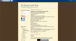 Desktop Screenshot of kentuckyknapp.blogspot.com