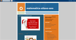 Desktop Screenshot of matematica-oitavo-ano.blogspot.com