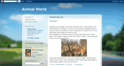 Desktop Screenshot of animalworld96.blogspot.com