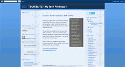 Desktop Screenshot of mytechfindings.blogspot.com