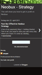 Mobile Screenshot of neobux-strategy-money.blogspot.com