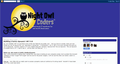 Desktop Screenshot of nightowlcoders.blogspot.com