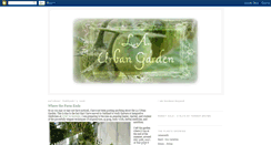 Desktop Screenshot of la-urban-garden.blogspot.com