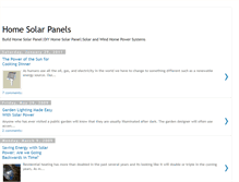 Tablet Screenshot of build-home-solar-panels.blogspot.com