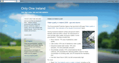 Desktop Screenshot of onlyoneireland.blogspot.com