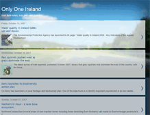 Tablet Screenshot of onlyoneireland.blogspot.com