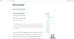 Desktop Screenshot of discernland.blogspot.com