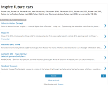 Tablet Screenshot of inspire-futurecars.blogspot.com