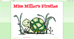 Desktop Screenshot of missmillersfirsties.blogspot.com