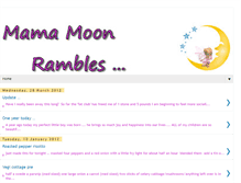 Tablet Screenshot of mamamoonunit.blogspot.com