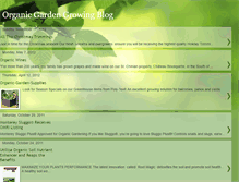 Tablet Screenshot of organicgardengrower.blogspot.com