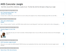 Tablet Screenshot of missconcretejungle.blogspot.com