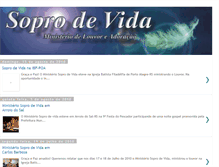 Tablet Screenshot of ministerio-soprodevida.blogspot.com