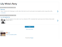 Tablet Screenshot of lilywhitesparty.blogspot.com