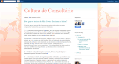 Desktop Screenshot of culturadeconsultorio.blogspot.com