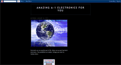 Desktop Screenshot of amazinga1electronics.blogspot.com