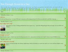Tablet Screenshot of notenoughhoursinaday.blogspot.com