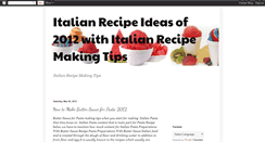 Desktop Screenshot of italianrecipeideas2012.blogspot.com