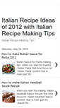 Mobile Screenshot of italianrecipeideas2012.blogspot.com