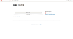 Desktop Screenshot of beppegrilloblog.blogspot.com