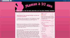 Desktop Screenshot of maman20ans.blogspot.com