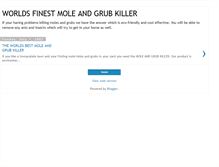 Tablet Screenshot of molegrubkiller.blogspot.com