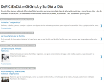 Tablet Screenshot of deficienciamotorica.blogspot.com