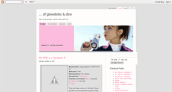 Desktop Screenshot of glowdice.blogspot.com