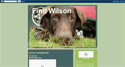 Desktop Screenshot of findwilson.blogspot.com