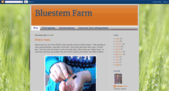 Desktop Screenshot of bluestemfarm.blogspot.com