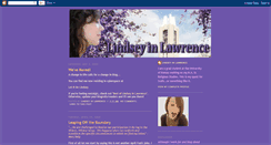 Desktop Screenshot of lindseyinlawrence.blogspot.com