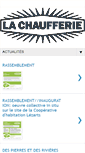 Mobile Screenshot of lachaufferie.blogspot.com