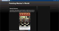 Desktop Screenshot of paintingmaniacsworld.blogspot.com