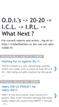 Mobile Screenshot of cricket-battles.blogspot.com