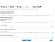 Tablet Screenshot of cricket-battles.blogspot.com