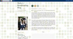 Desktop Screenshot of nickybroadcasting.blogspot.com