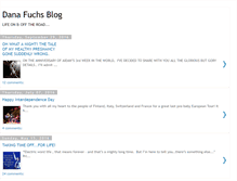 Tablet Screenshot of danafuchsblog.blogspot.com