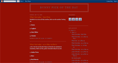 Desktop Screenshot of bunnyfootballtips.blogspot.com