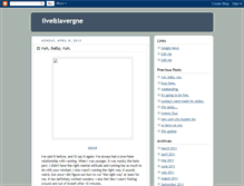 Tablet Screenshot of liveandlavergne.blogspot.com