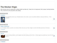Tablet Screenshot of kitchenvirgin.blogspot.com