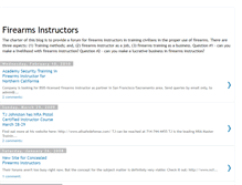 Tablet Screenshot of firearmsinstructors.blogspot.com