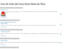 Tablet Screenshot of musica-santamartatalca.blogspot.com