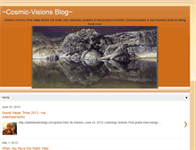 Tablet Screenshot of cosmic-visions.blogspot.com