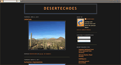 Desktop Screenshot of desertechoes.blogspot.com