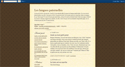 Desktop Screenshot of languespatnelles.blogspot.com